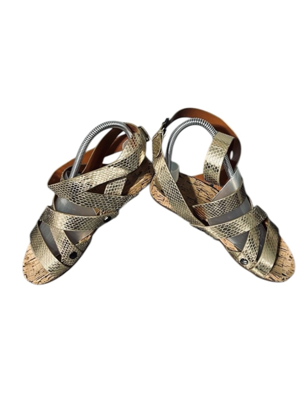 Rebecca Minkoff Tristen Metallic Gladiator Sandal - Picture 9 of 13